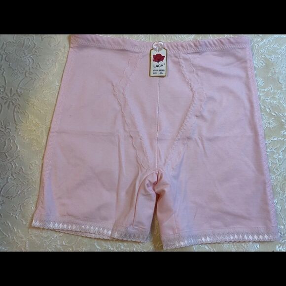 Lacy high waisted seamless shorts tummy control - Picture 3 of 10